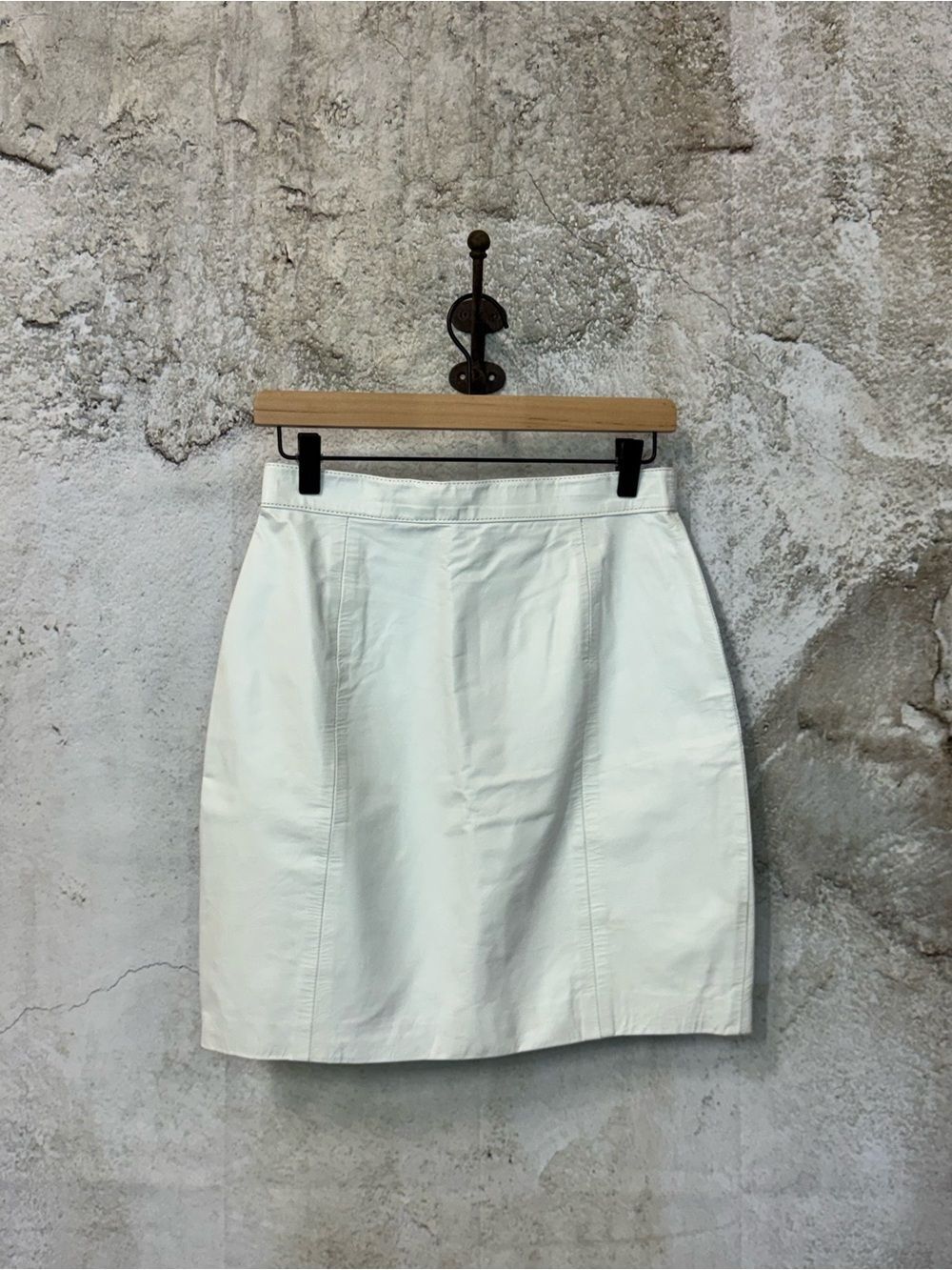 Women's White Mini Skirt - Clean A-Line Style